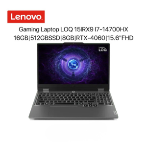 Lenovo LOQ 15IRX9 Gaming Laptop | Intel i7-14700HX | RTX 4060 8GB | 16GB RAM | 512GB SSD